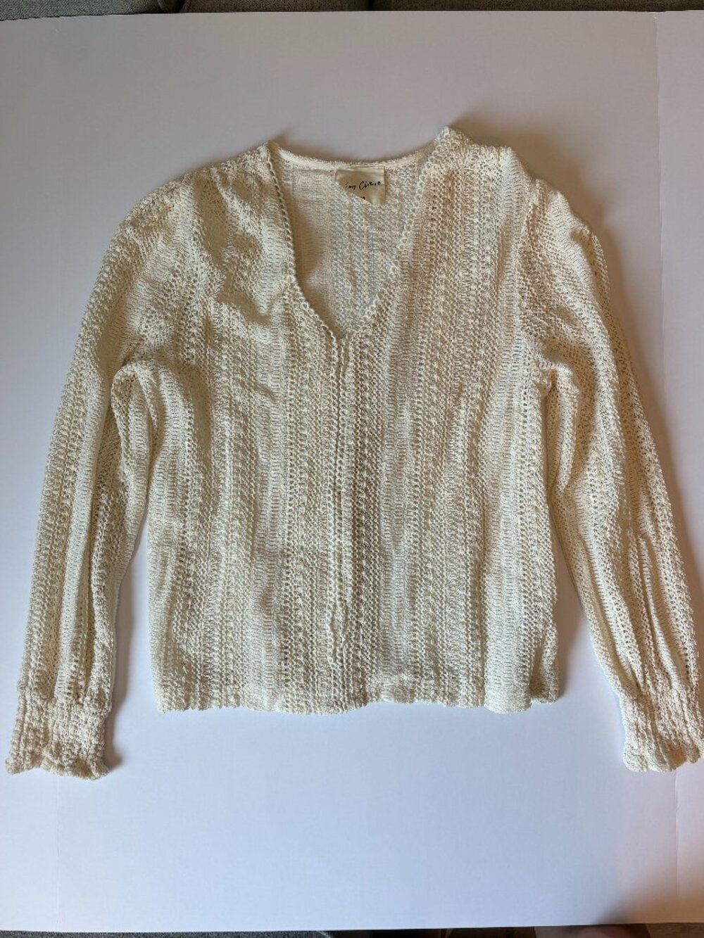 Easy Clothes Cream Blouse